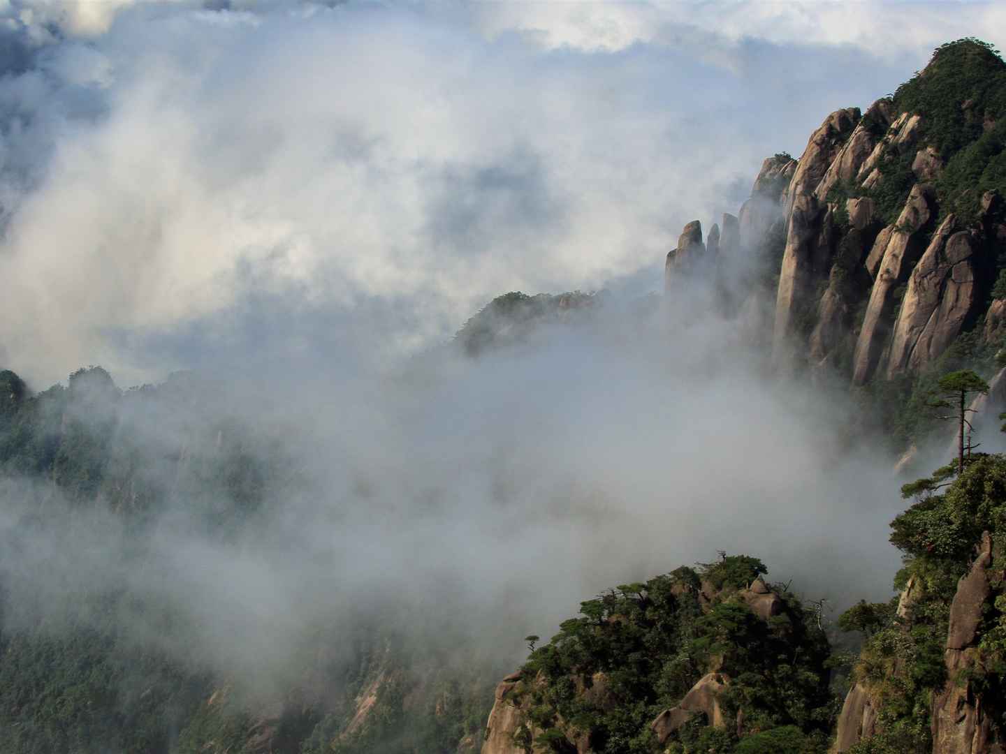 江西三清山风光平板壁纸大图