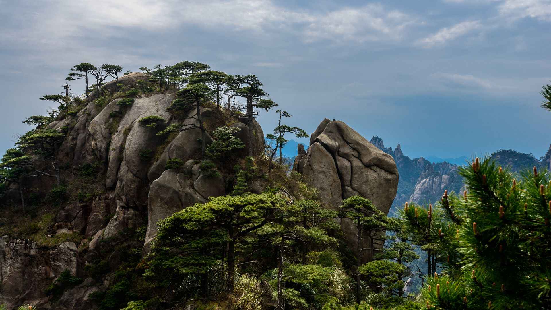 江西三清山优美风景图片