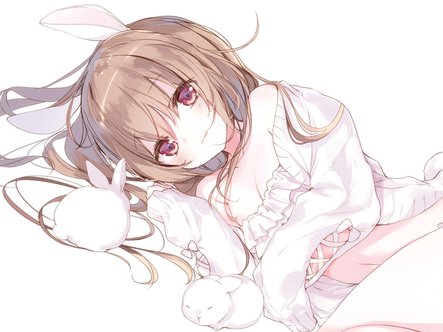 精美二次元动漫美女插画图片平板壁纸