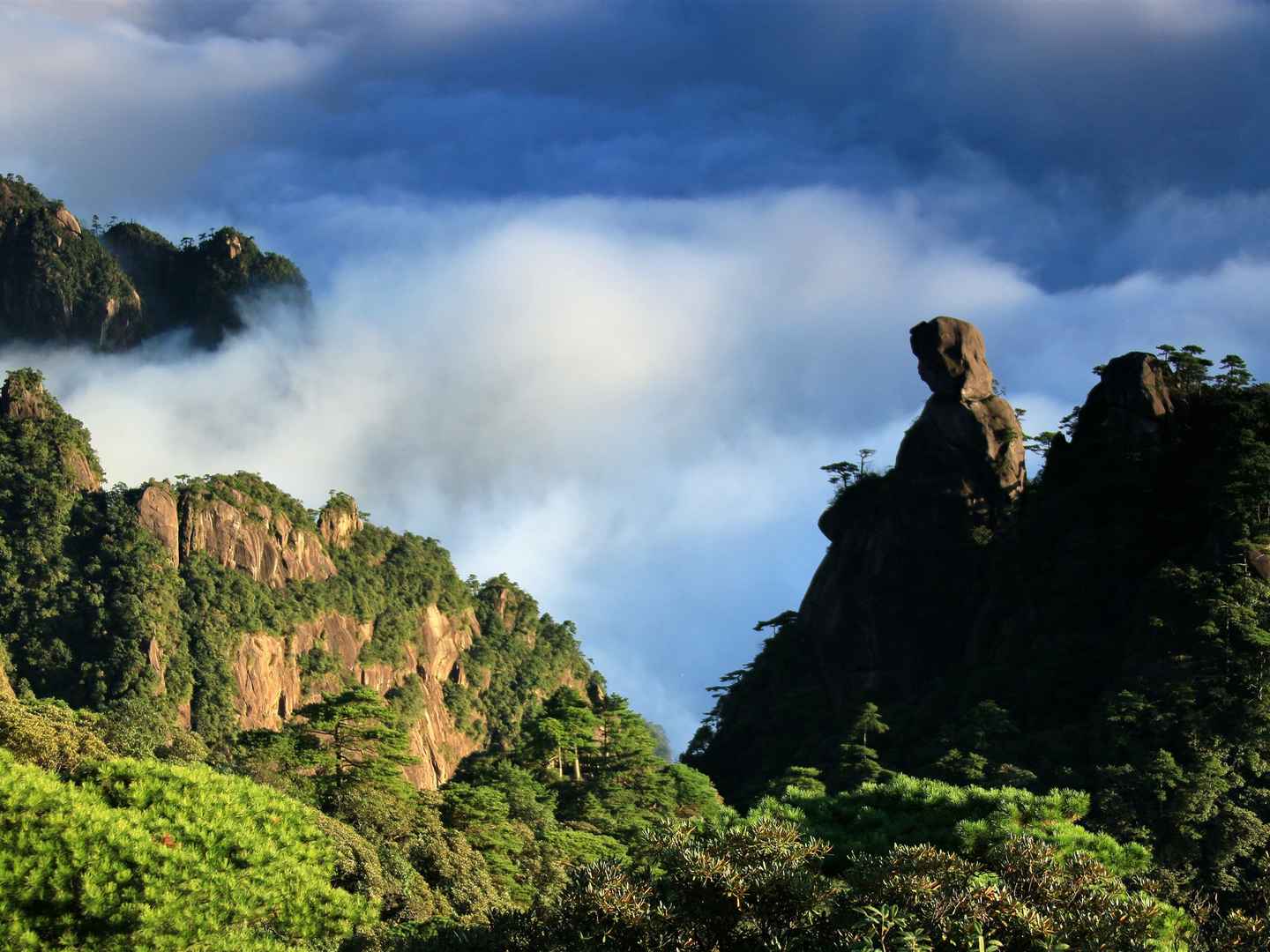 江西三清山风光平板壁纸大图