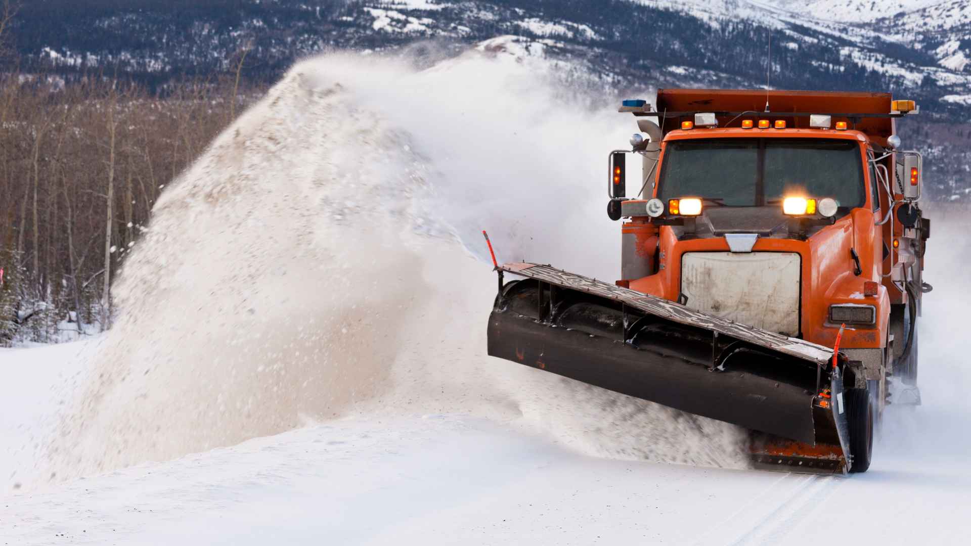 铲雪车图片壁纸