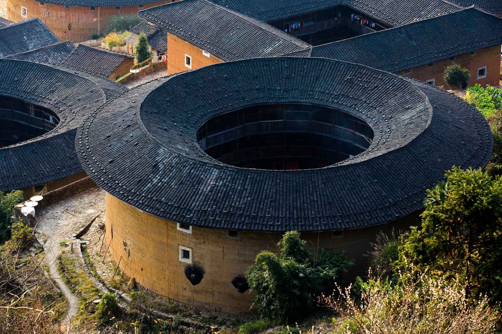 福建龙岩永定土楼