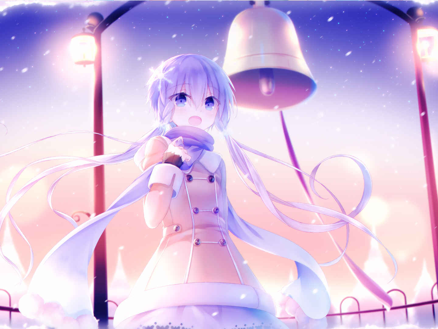 精美二次元动漫美女插画图片平板壁纸