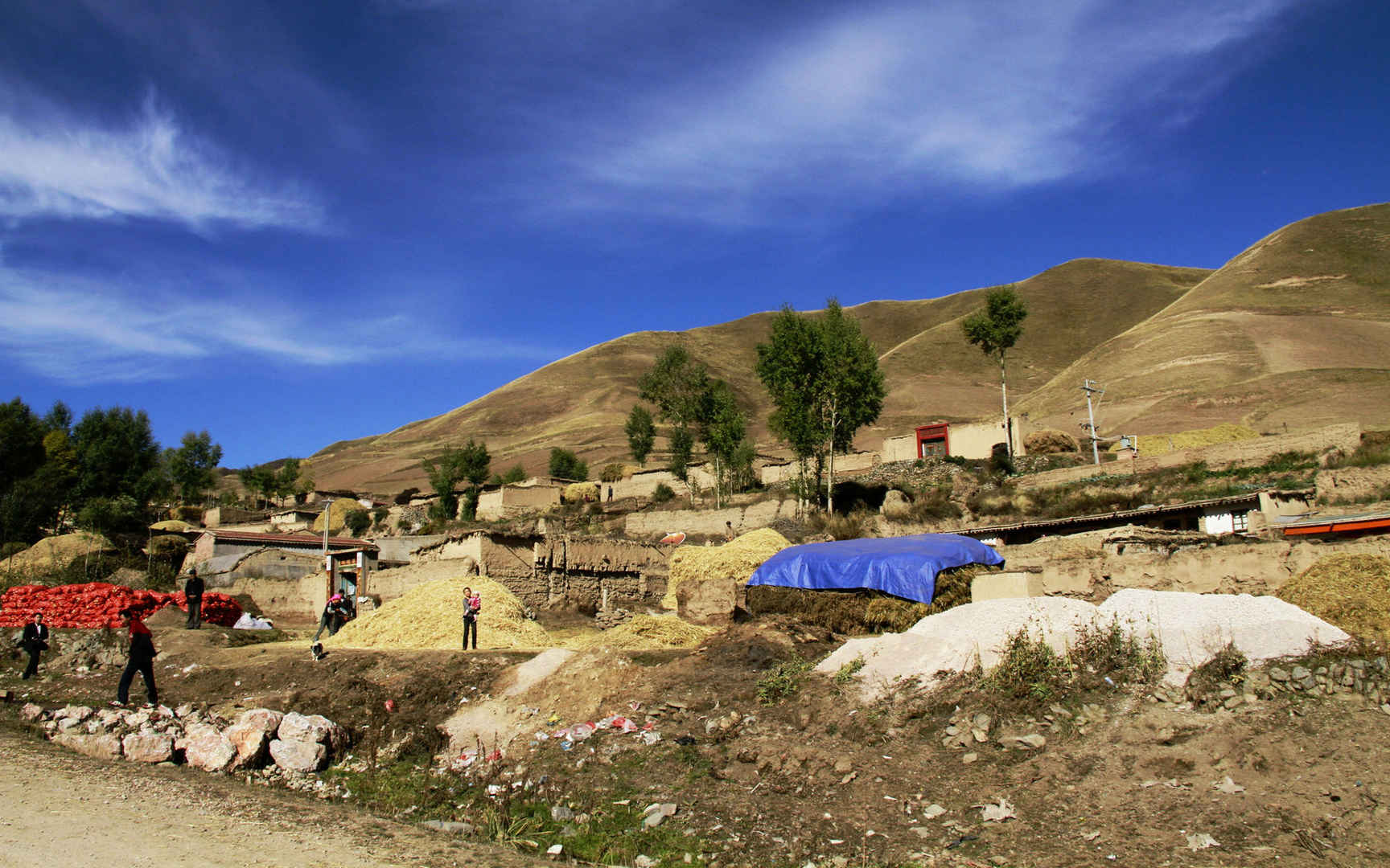 甘肃兰州白塔山风景壁纸