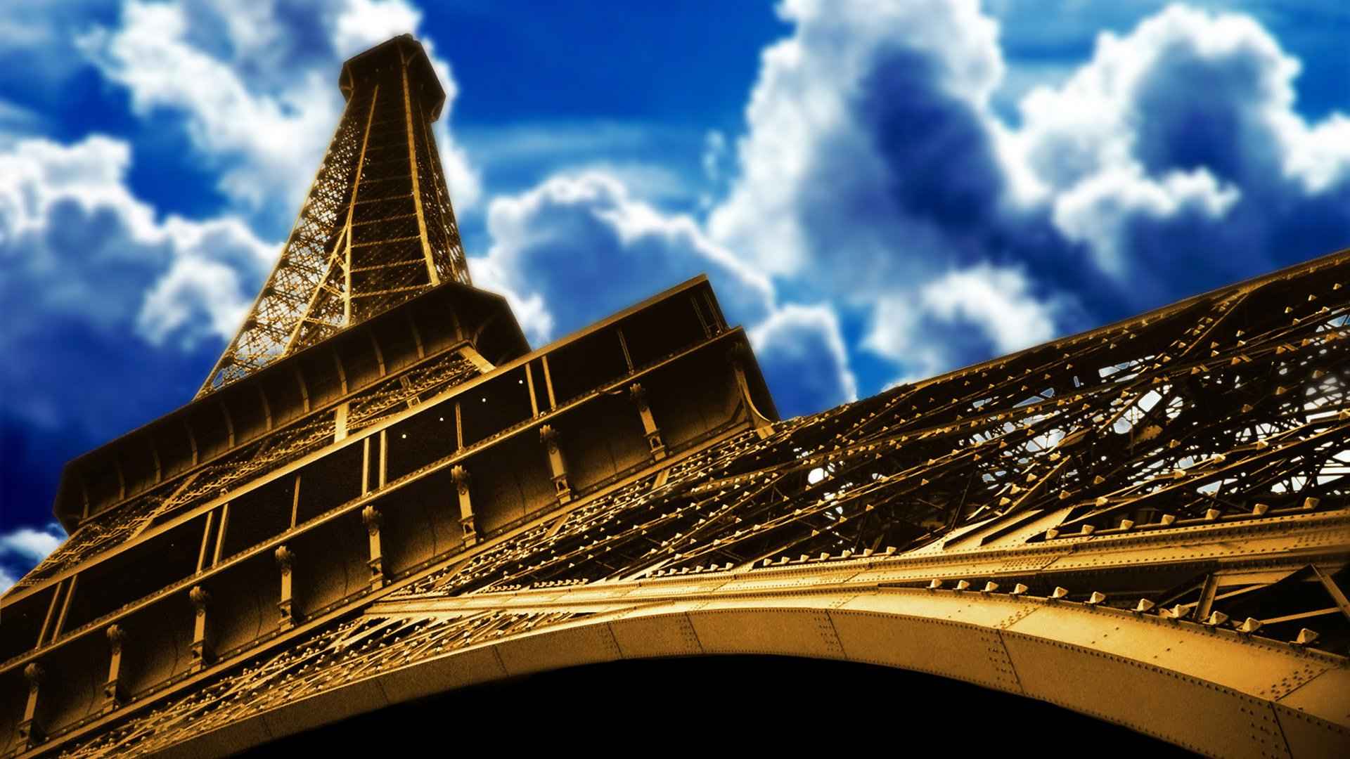 法国埃菲尔铁塔风景图片壁纸