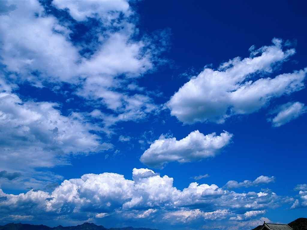 唯美自然风景蓝天白云安卓平板壁纸