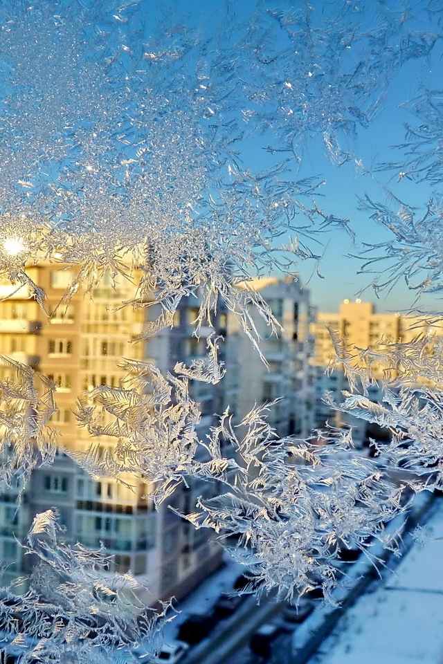 寒冷冬天冰雪美景高清图片合集手机壁纸第一辑