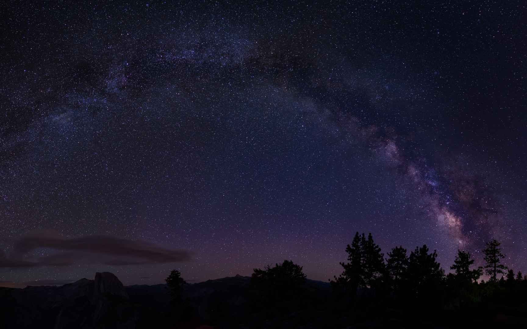 唯美繁星点点的星空图片