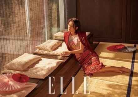 周迅胡歌《Elle》杂志封面写真图片