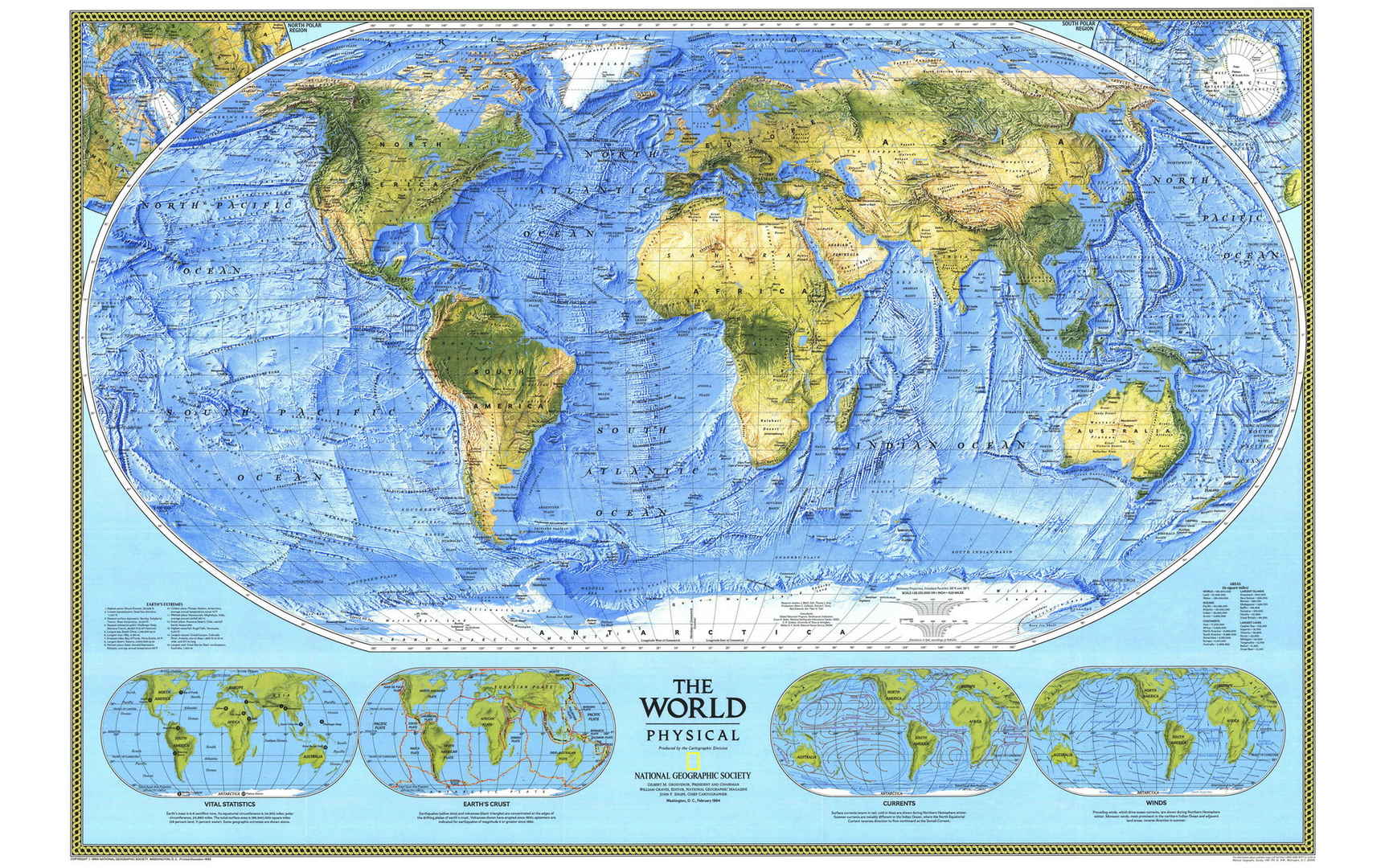 世界地图桌面壁纸