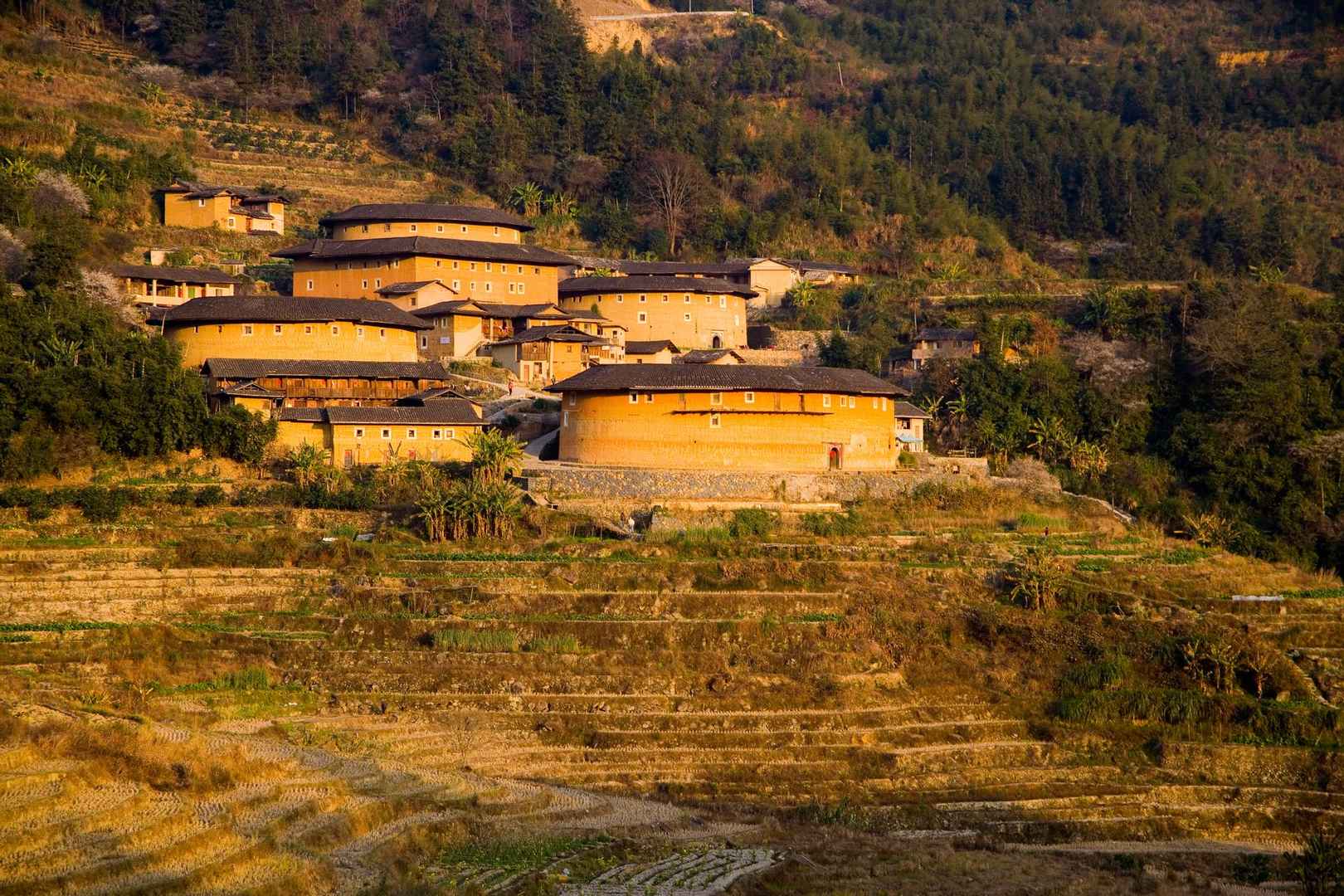 福建龙岩永定土楼