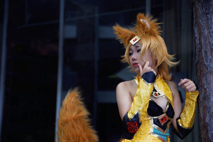 COSER九尾喵i小小暮COSPLAY王者荣耀妲己