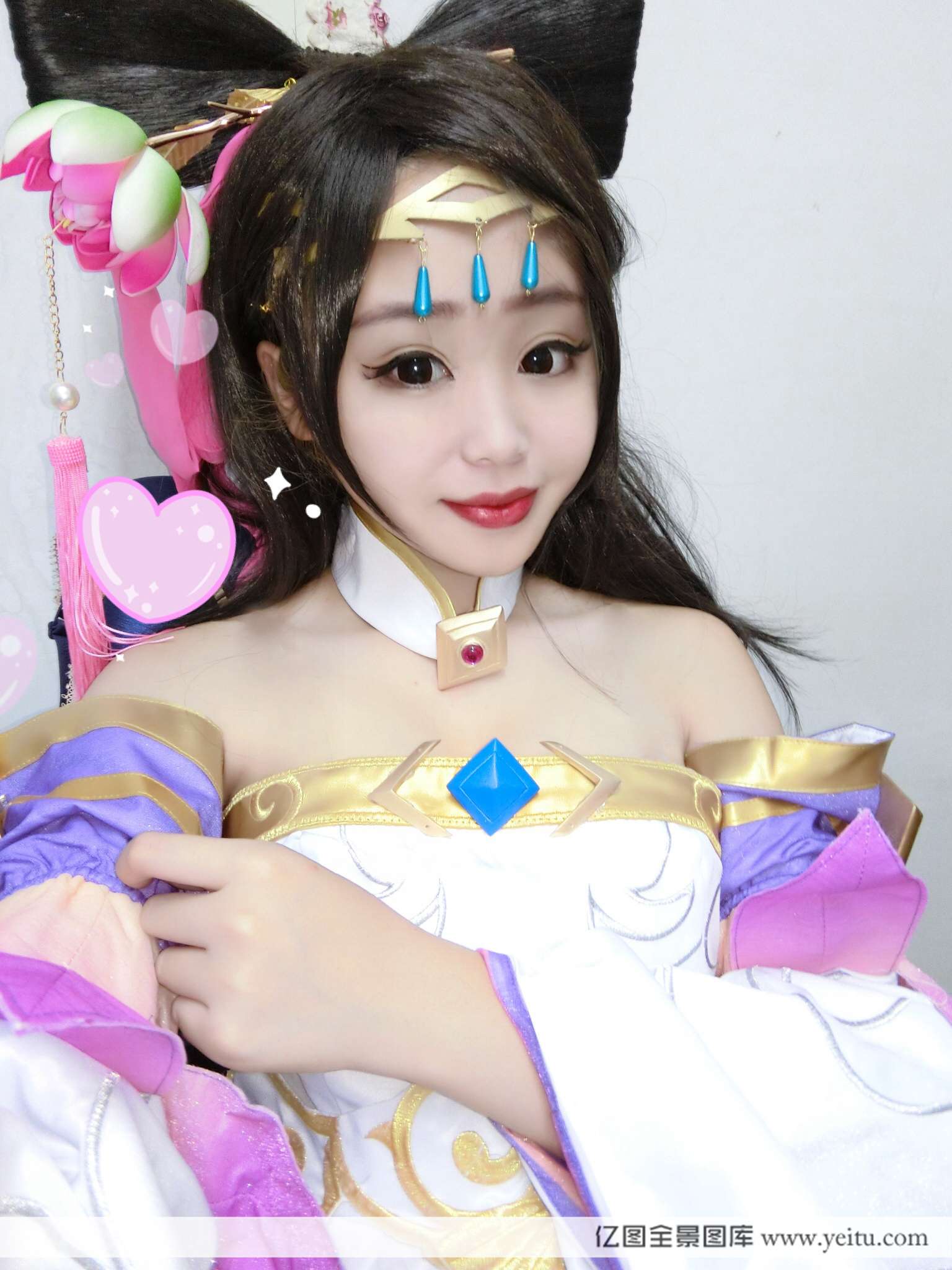 极品美女稚初试妆COSPLAY王者荣耀貂蝉