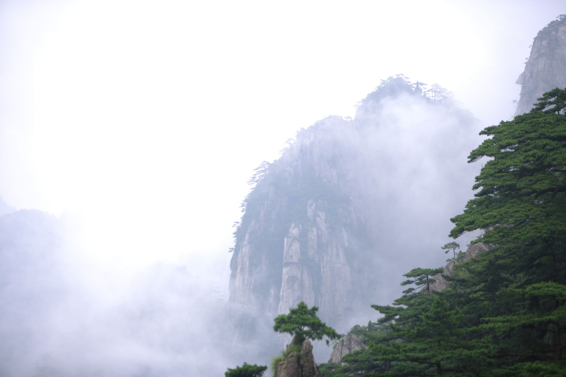 黄山景点云海桌面壁纸