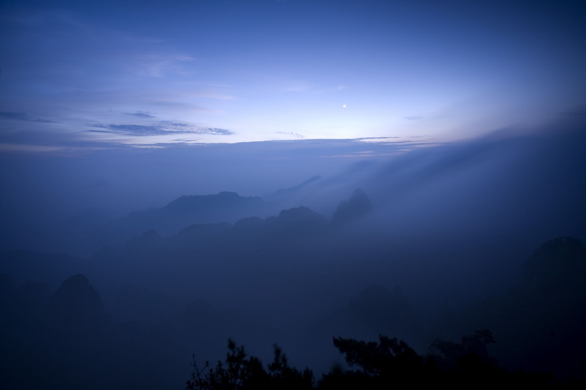 黄山景点云海桌面壁纸