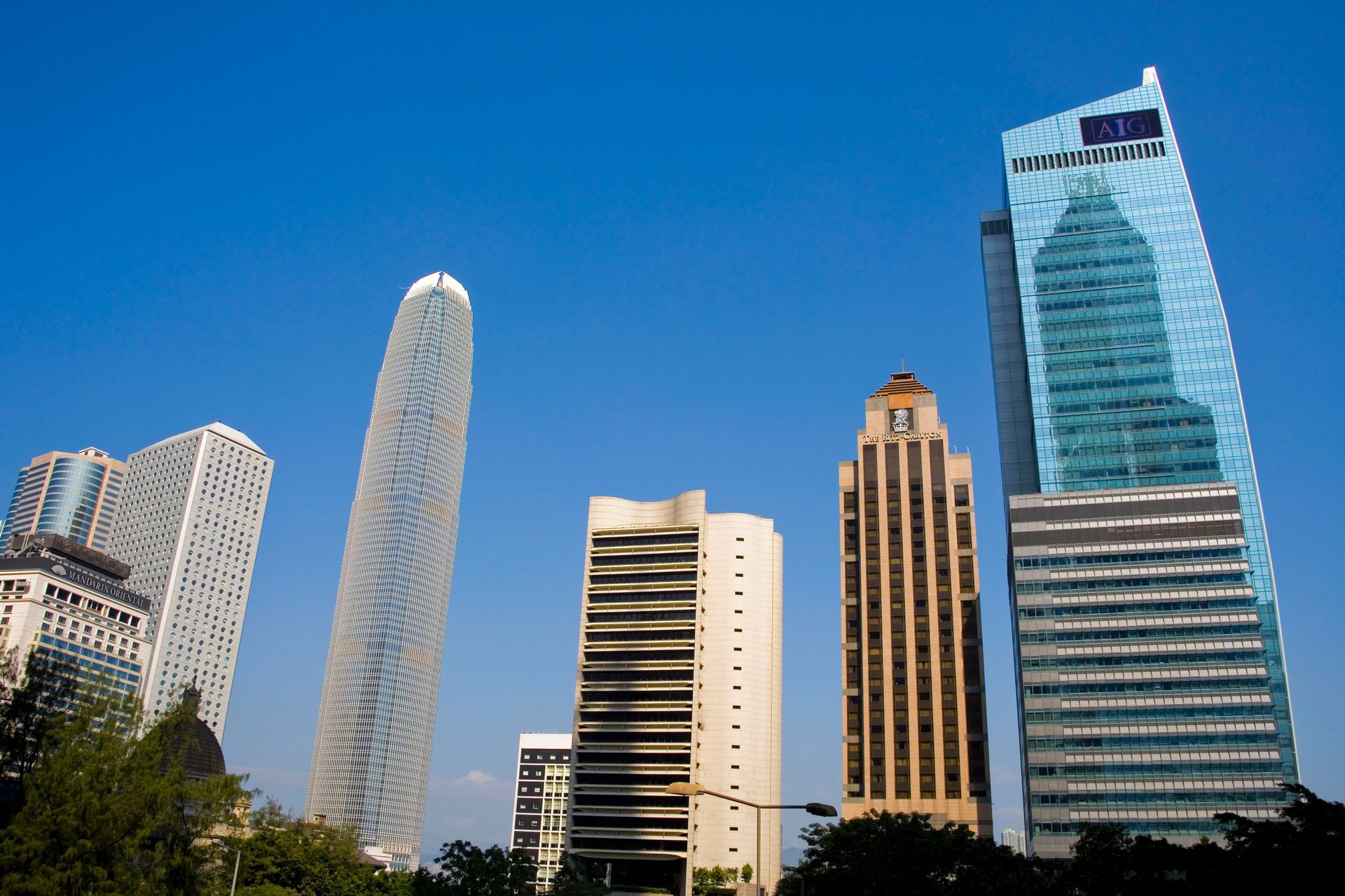 香港高楼大厦风光