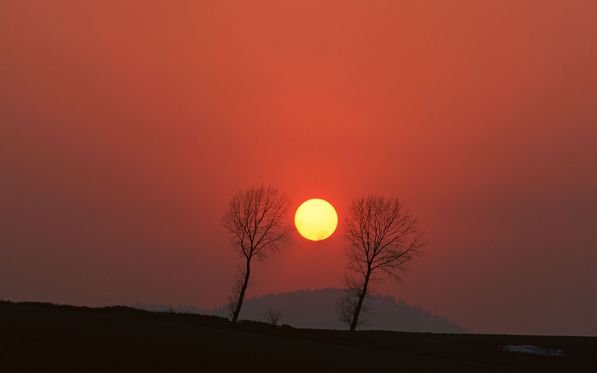 黄昏绚丽晚霞美景