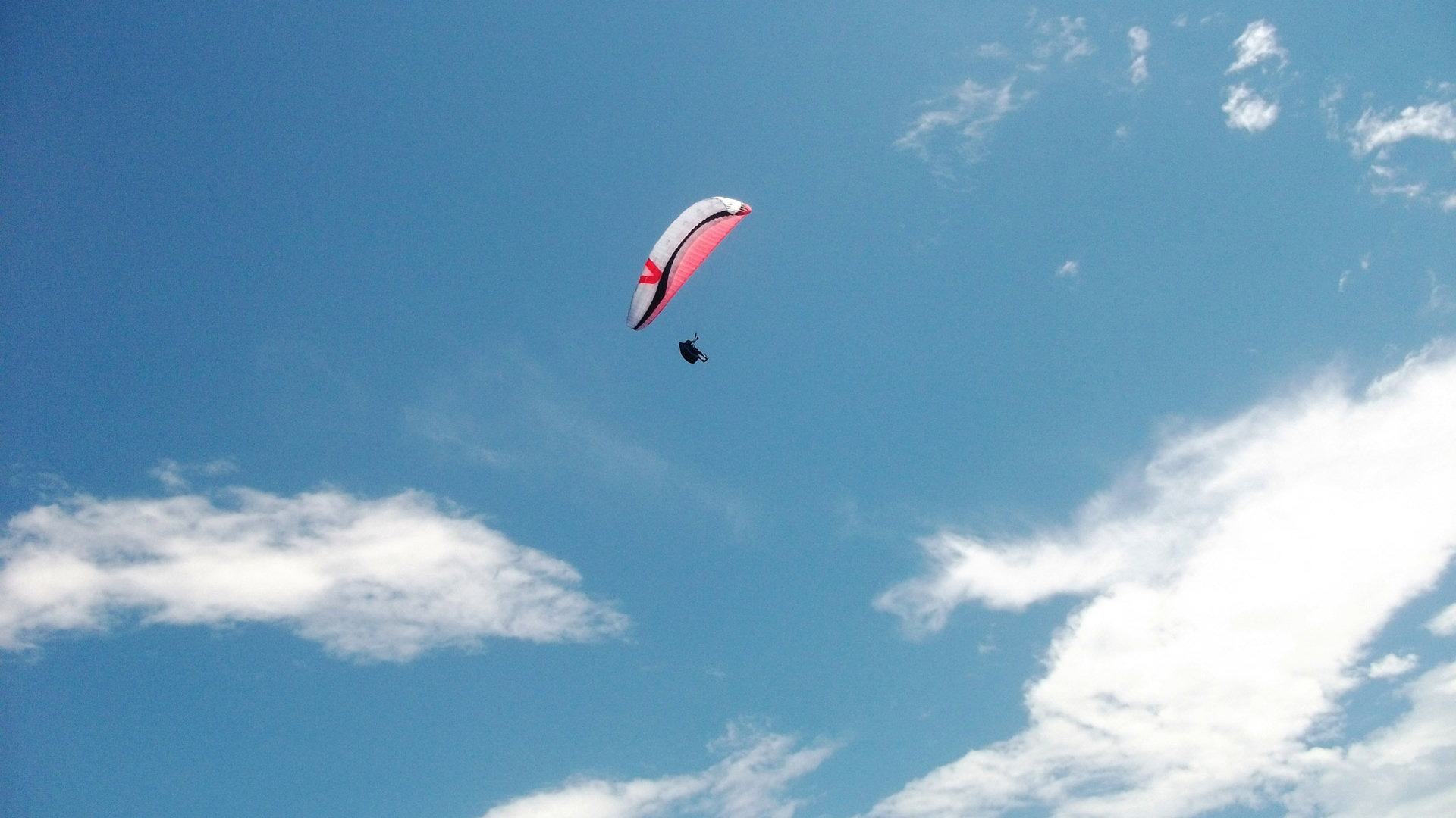 滑翔伞运行图片