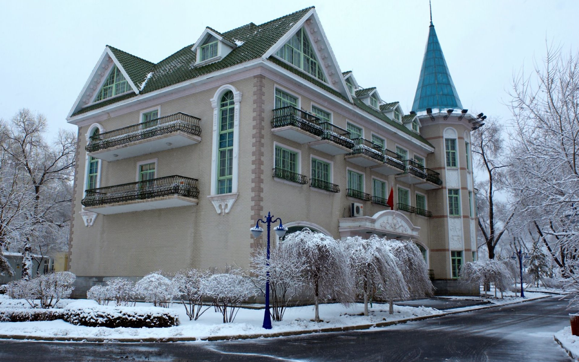 哈尔滨冬天雪景壁纸
