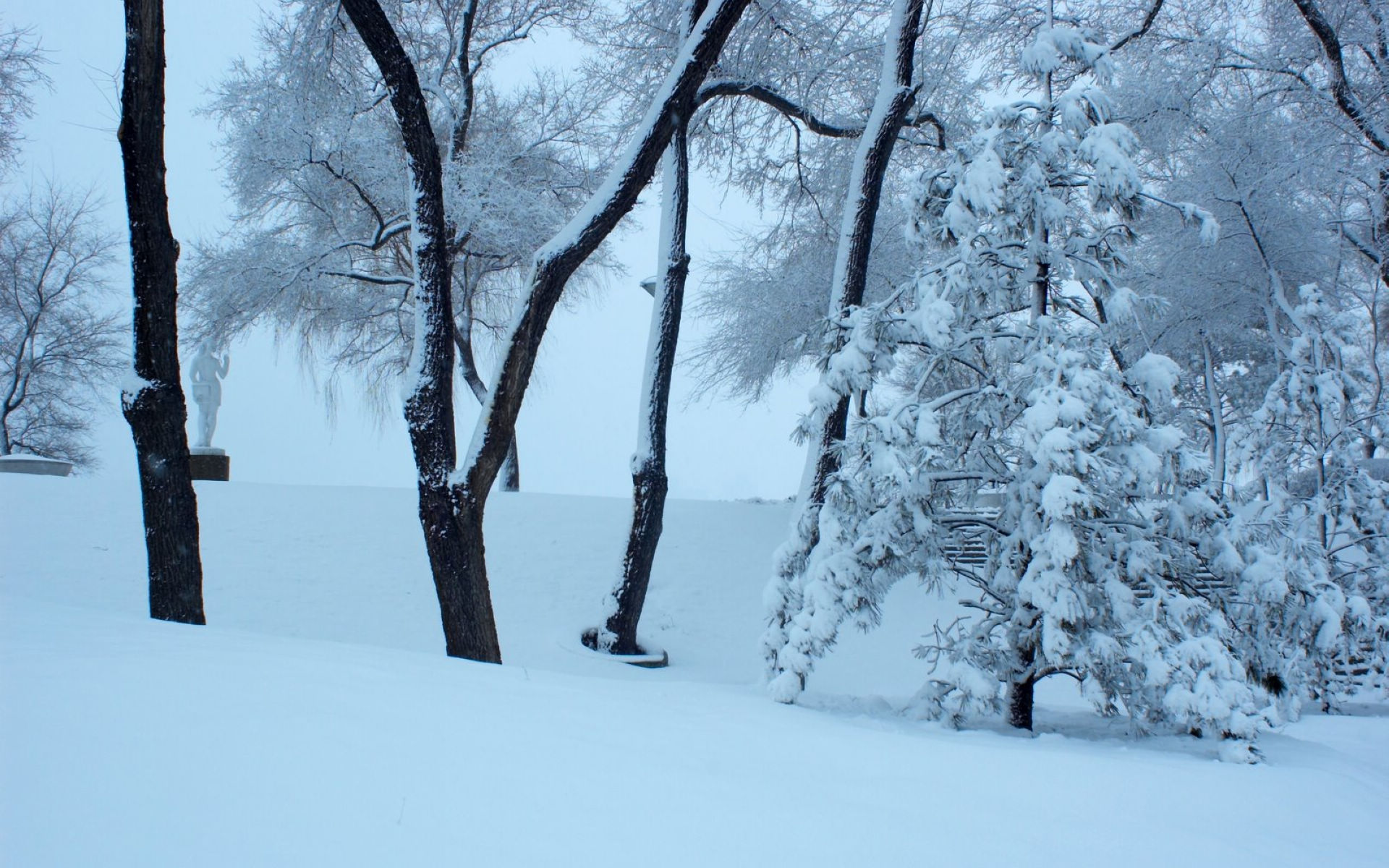 哈尔滨冬天雪景壁纸