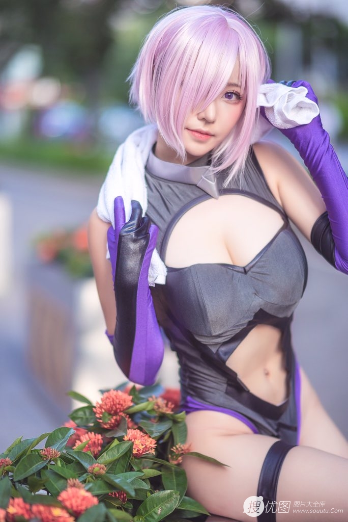 卡哇伊可爱萌动漫美女博主菌烨tako性感Cosplay18禁写真图片集