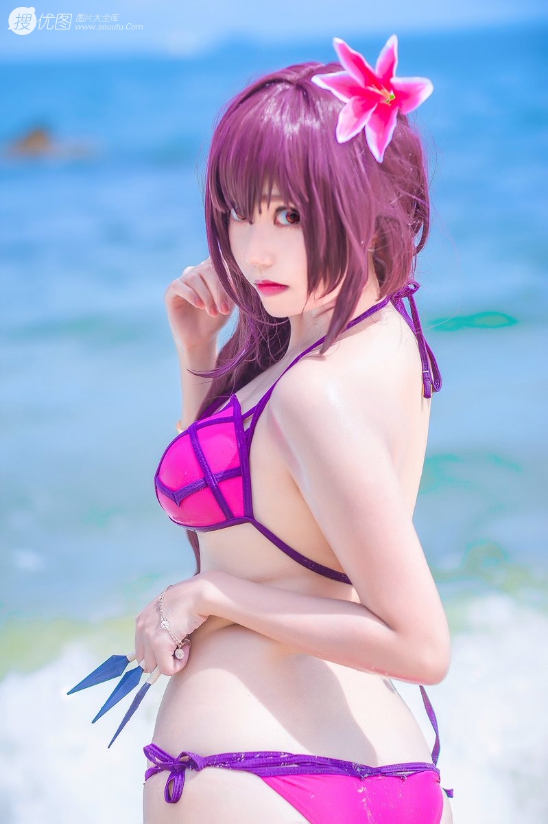 卡哇伊可爱萌动漫美女博主菌烨tako性感Cosplay18禁写真图片集